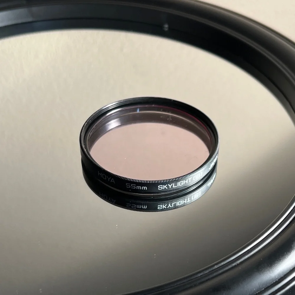 Vintage Hoya 55mm Skylight 1B Multi-Coated (HMC) Glass Camera Filter Japan EUC